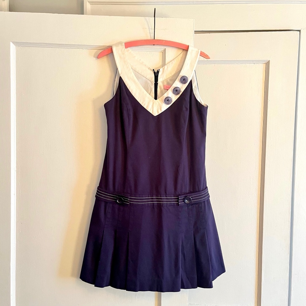 Lilly Pulitzer RETRO Sailor / Pin Up / Rockabilly Mini DRESS small medium, sz 6